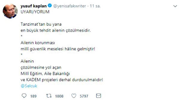 Erdoğan'ın damadı Selçuk Bayraktar'dan KADEM çıkışı - Resim: 2