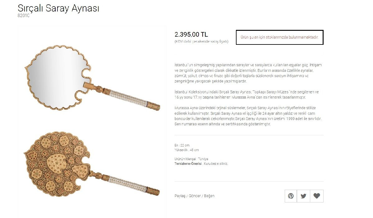 Erdoğan Merkel’e sırçalı saray aynası ile miğfer hediye etti - Resim: 1