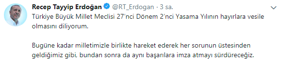 Erdoğan'dan Twitter'da önemli açıklamalar - Resim: 1