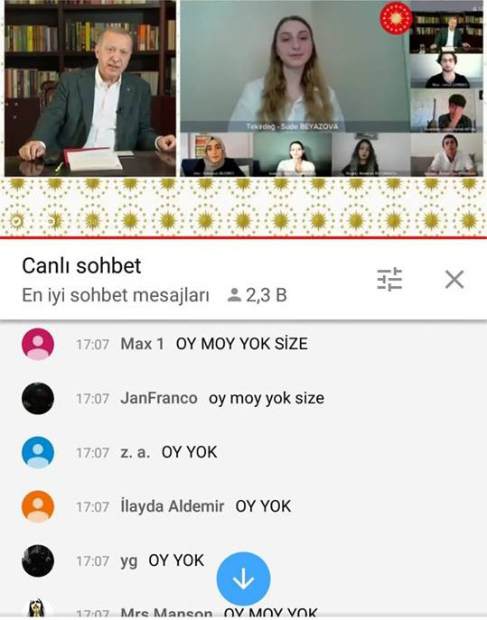 Erdoğan'a gençlerden tepki: #OyMoyYok! - Resim: 1