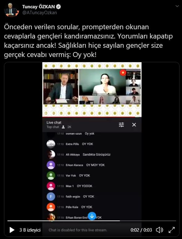 Erdoğan'a gençlerden tepki: #OyMoyYok! - Resim: 2