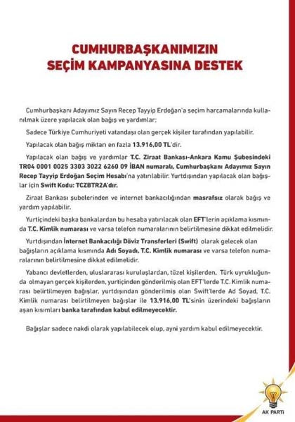 AK Parti'den Erdoğan için bağış kampanyası - Resim: 2