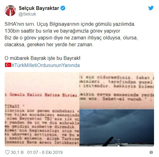 Erdoğan'ın damadı Selçuk Bayraktar paylaştı! SİHA'lardaki ayet sırrı... - Resim: 1