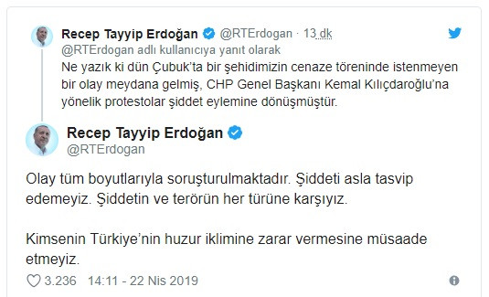 Erdoğan’dan Kılıçdaroğlu’na saldırı ile ilgili açıklama - Resim: 2