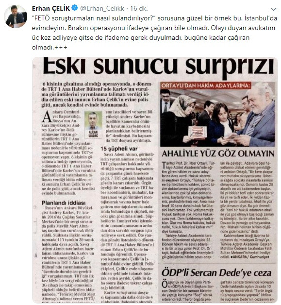 Erhan Çelik'ten polisin evine gelmesine sert tepki - Resim: 2