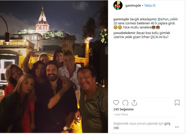 Erhan Çelik'e sevgilisi Sedef Orman'dan sürpriz doğum günü partisi - Resim: 1