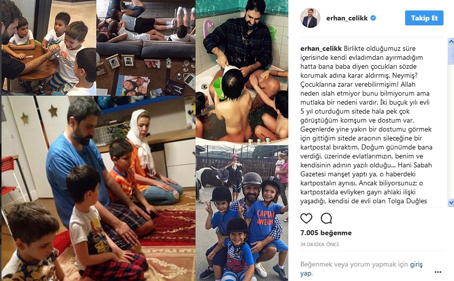 Erhan Çelik: Gülben bana aldığı hediyeden Tolga Duğles'e de göndermiş - Resim: 1