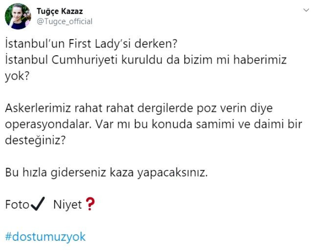 Tuğçe Kazaz'dan Dilek İmamoğlu'na tepki - Resim: 1
