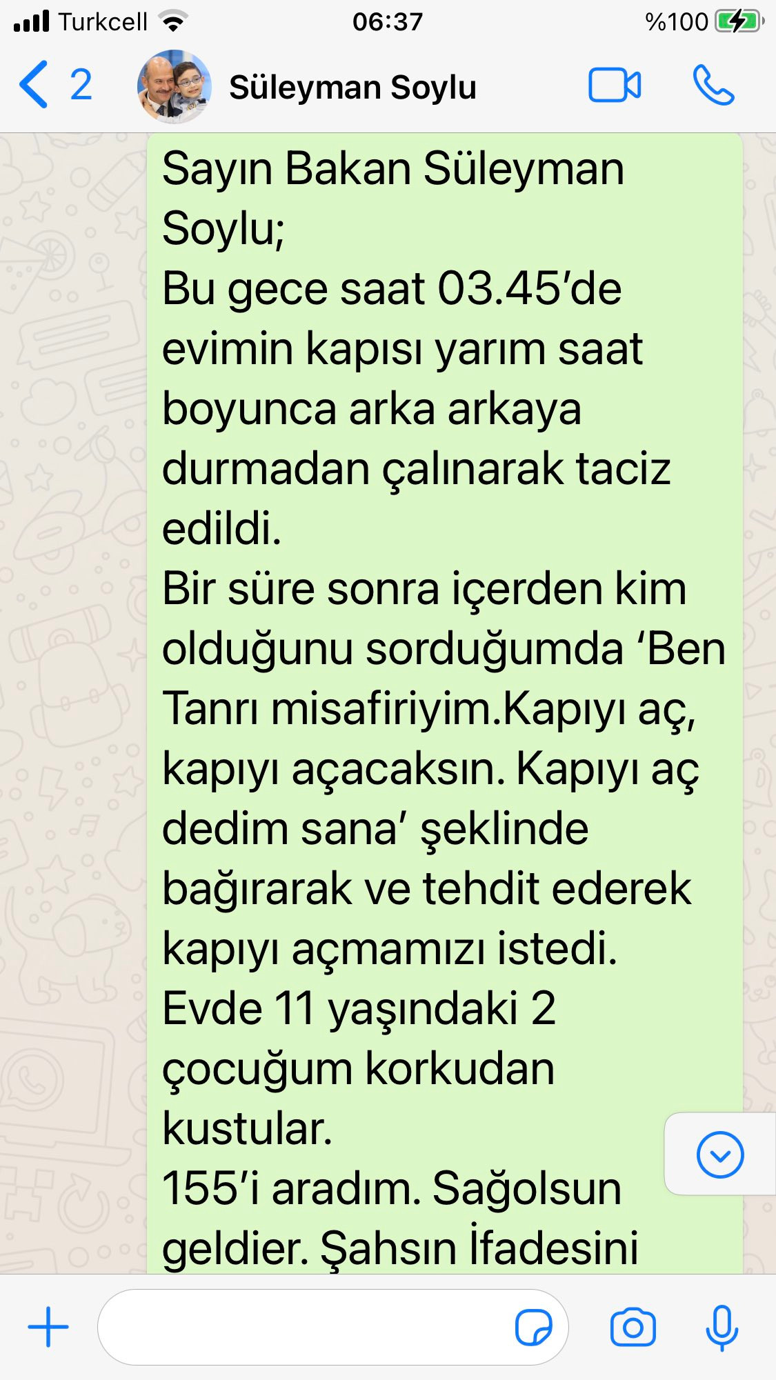 Reha Muhtar Süleyman Soylu'ya Seslendi: Tehdit alıyorum... - Resim: 1