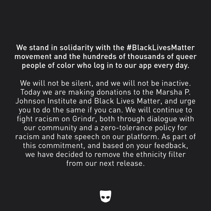 Flört uygulaması Grindr, etnik köken tercihini kaldırdı - Resim: 1