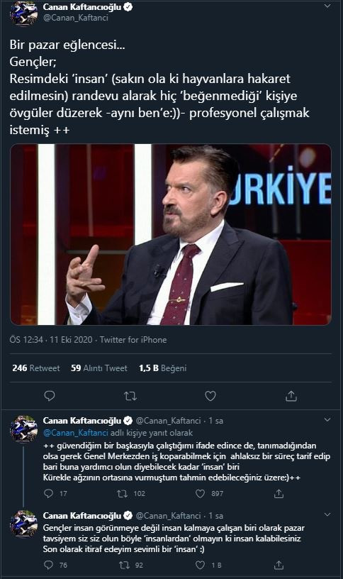 Canan Kaftancıoğlu’ndan Hakan Bayrakçı’ya: Kürekle ağzının ortasına.. - Resim: 1