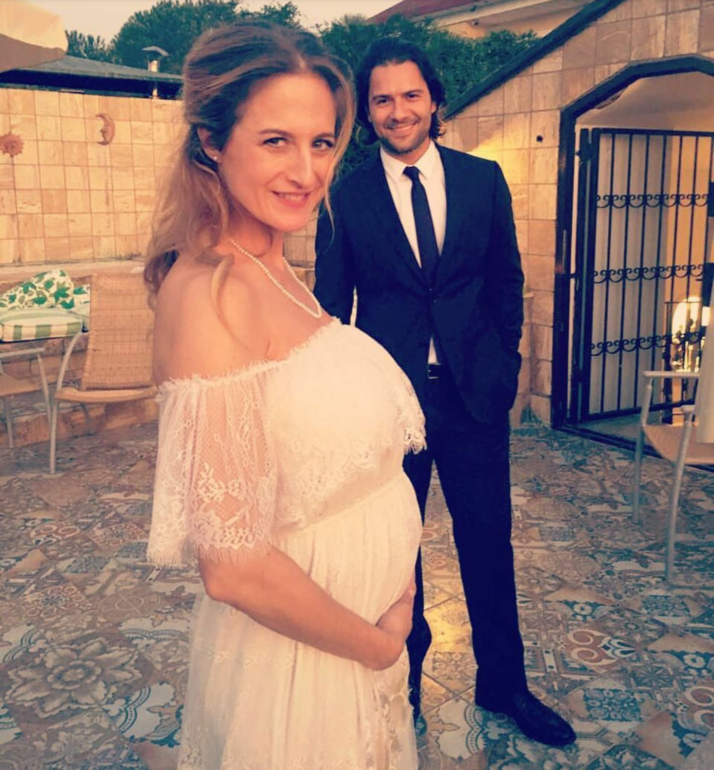 Hamile gelin Canan Ergüder, Kenan Ece ile İzmir'de evlendi - Resim: 1