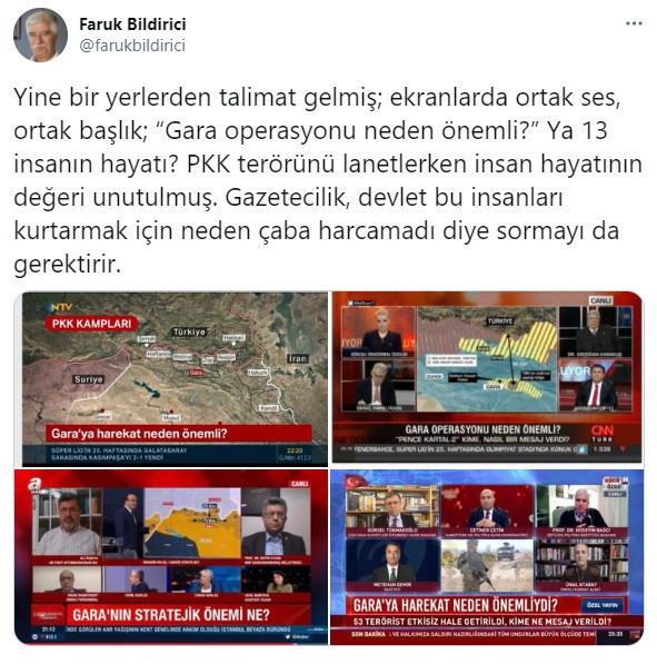 Faruk Bildirici: Yine Bir Yerlerden Medyaya Talimat Gelmiş - Resim: 1