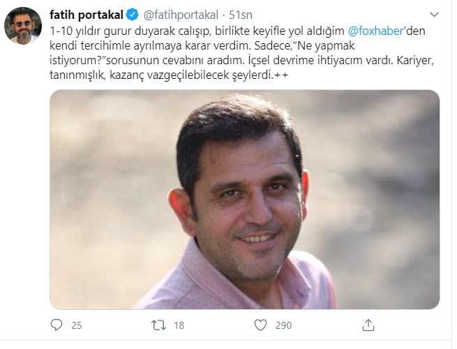 Fatih Portakal'dan flaş açıklama: İçsel devrime ihtiyacım vardı - Resim: 2