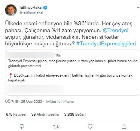 Fatih Portakal'dan Trendyol'a Büyük Tepki: Ayıptır Günahtır Vicdansızlıktır - Resim: 1