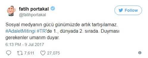 Fatih Portakal'dan Adalet Mitingi için flaş açıklama - Resim: 1