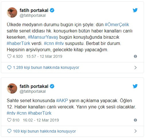 Fatih Portakal'dan medyadaki Mansur Yavaş körlüğüne tepki - Resim: 1