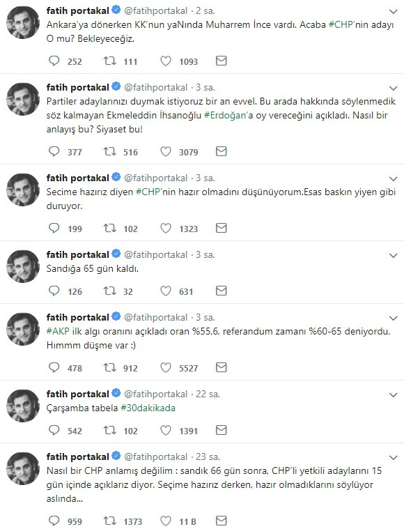 Fatih Portakal'dan 24 Haziran seçimi hakkında olay yorum - Resim: 1