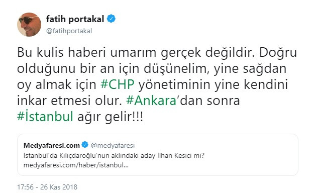 Fatih Portakal'dan flaş CHP ve İlhan Kesici çıkışı - Resim: 2