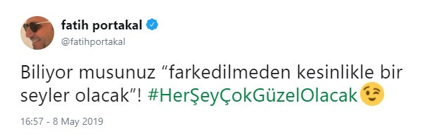 Fatih Portakal da #HerŞeyÇokGüzelOlacak dedi - Resim: 1