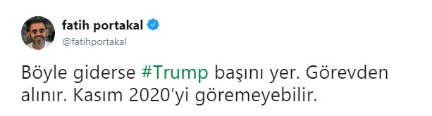 Fatih Portakal'dan Trump yorumu: Böyle giderse görevden alınır - Resim: 1