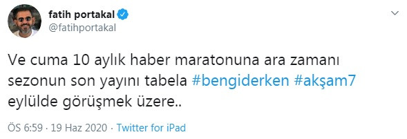 Fatih Portakal canlı yayında neden veda etti? - Resim: 1