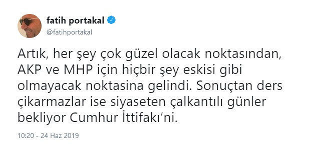 Fatih Portakal Erdoğan ve AKP’nin neden kaybettiğini açıkladı - Resim: 1