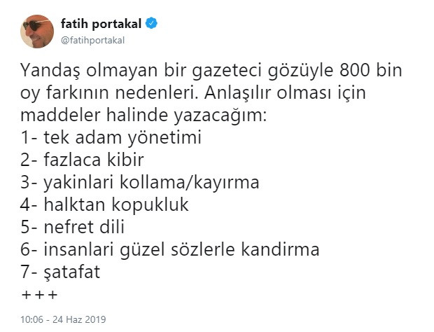Fatih Portakal Erdoğan ve AKP’nin neden kaybettiğini açıkladı - Resim: 2