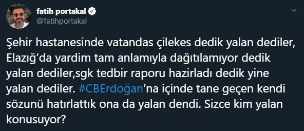 Fatih Portakal'dan Erdoğan'a yalan haber yanıtı - Resim: 1