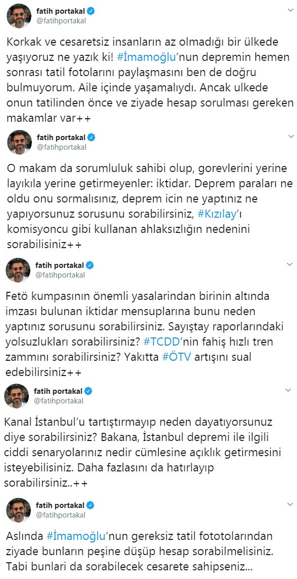 Fatih Portakal’dan İmamoğlu'nun kayak tatiline flaş yorum - Resim: 1