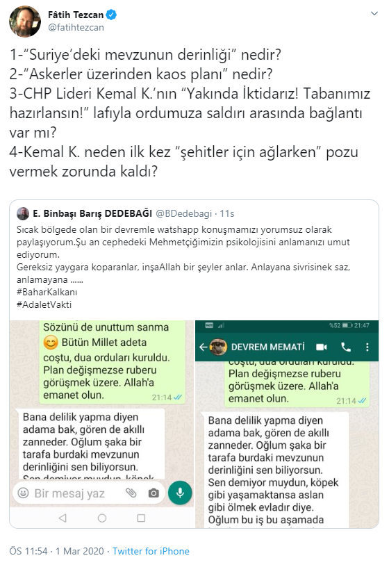 Atatürk düşmanı Fatih Tezcan, Kılıçdaroğlu’nu hedef gösterdi - Resim: 1