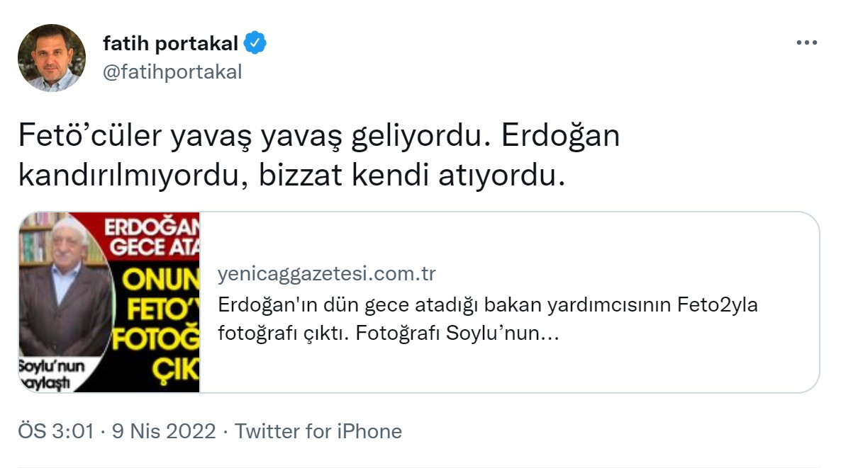 Fatih Portakal Yine Cumhurbaşkanı Erdoğan'ı Çok Kızdıracak - Resim: 1