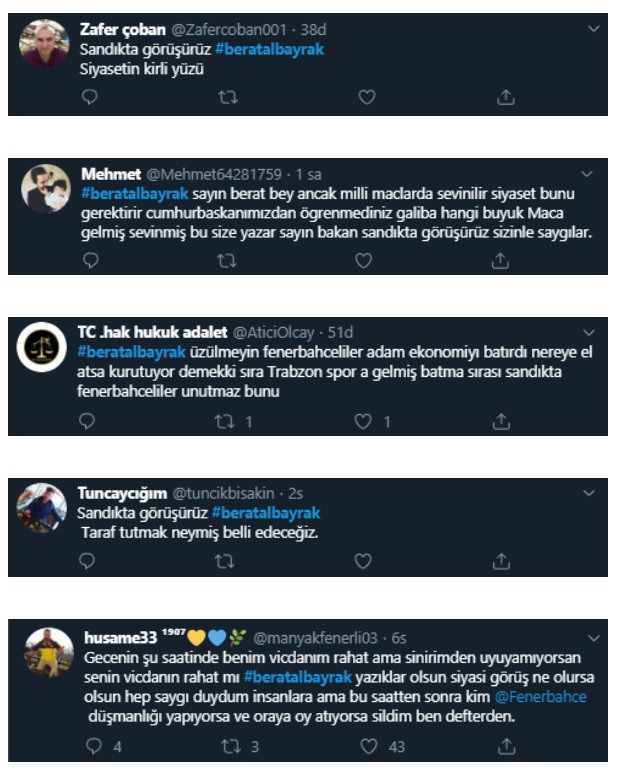 Fenerbahçe taraftarı faturayı Berat Albayrak'a kesti - Resim: 1