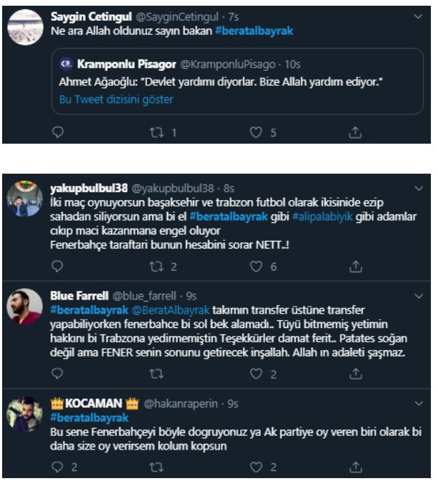 Fenerbahçe taraftarı faturayı Berat Albayrak'a kesti - Resim: 5