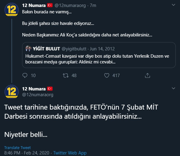 Fenerbahçe taraftarı Yiğit Bulut’u FETÖ tweetiyle vurdu - Resim: 1