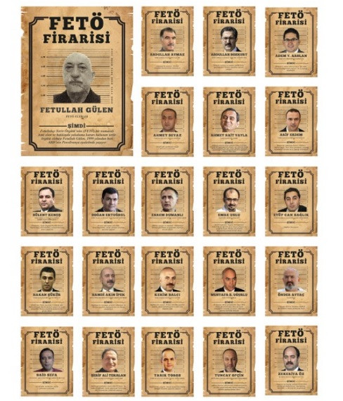 İşte FETÖ'den aranan 23 azılı teröristin listesi - Resim: 1