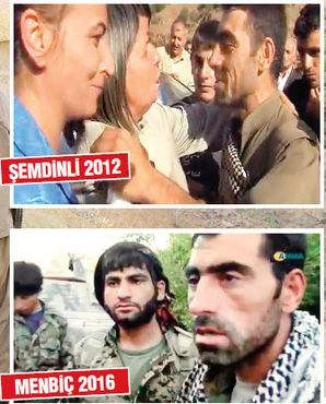 Şemdinli’de yol kesen PKK’lı Suriye Menbiç'te ortaya çıktı! - Resim: 1