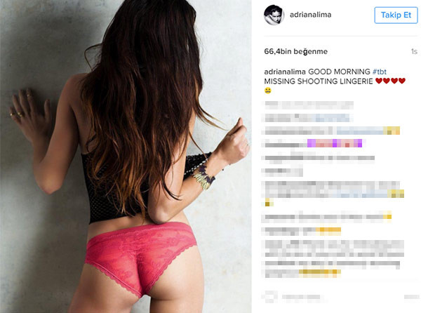 Adriana Lima sosyal medyayı salladı - Resim: 1