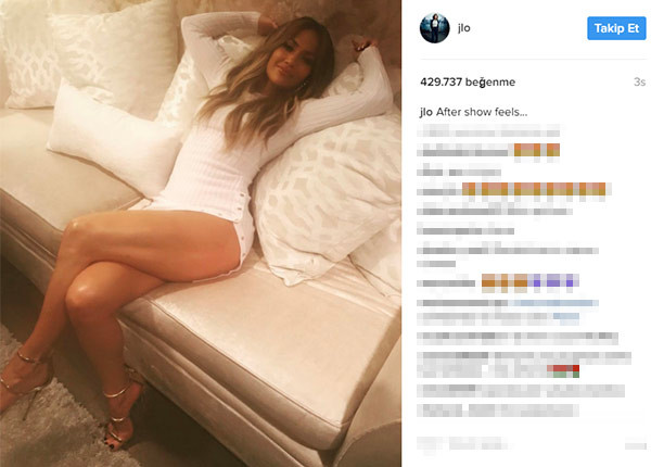 Jennifer Lopez'in bacakları like rekoru kırdı - Resim: 1