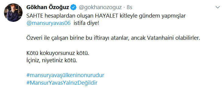 Gökhan Özoğuz'dan trollere Mansur Yavaş tepkisi - Resim: 1