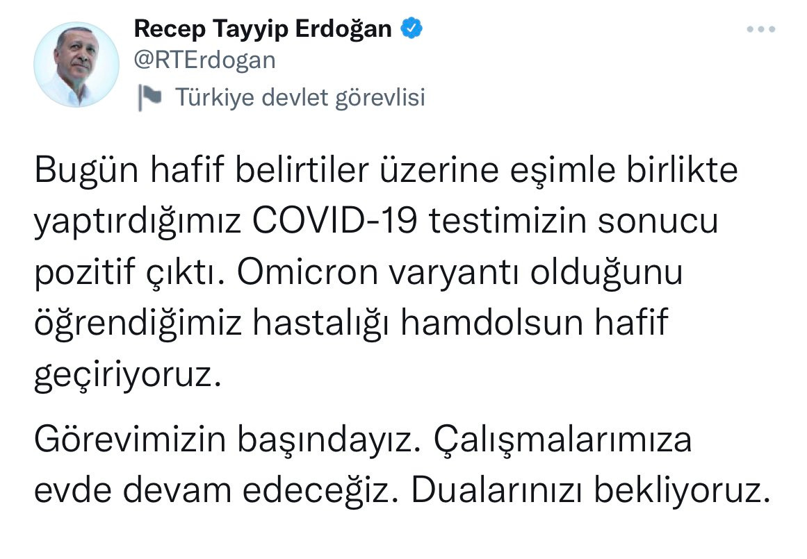 Erdoğan ve Emine Hanım Korona Oldu - Resim: 1