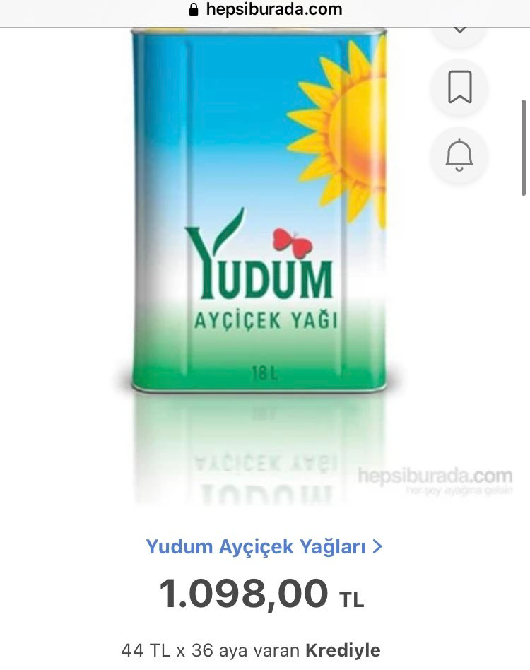 Bu da Oldu: İnternette 36 Ay Taksitle Ayçiçek Yağı Satışı - Resim: 1