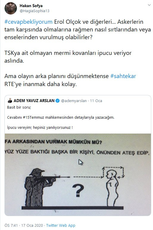 15 Temmuz Şehidi Erol Olçok’un kardeşi FETÖ’cülerin yalanını nasıl çürüttü? - Resim: 1