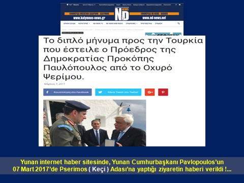 Yeniçağ'ın iddiası: Yunanistan Cumhurbaşkanı, Muğla'ya askeri botla çıktı - Resim: 1