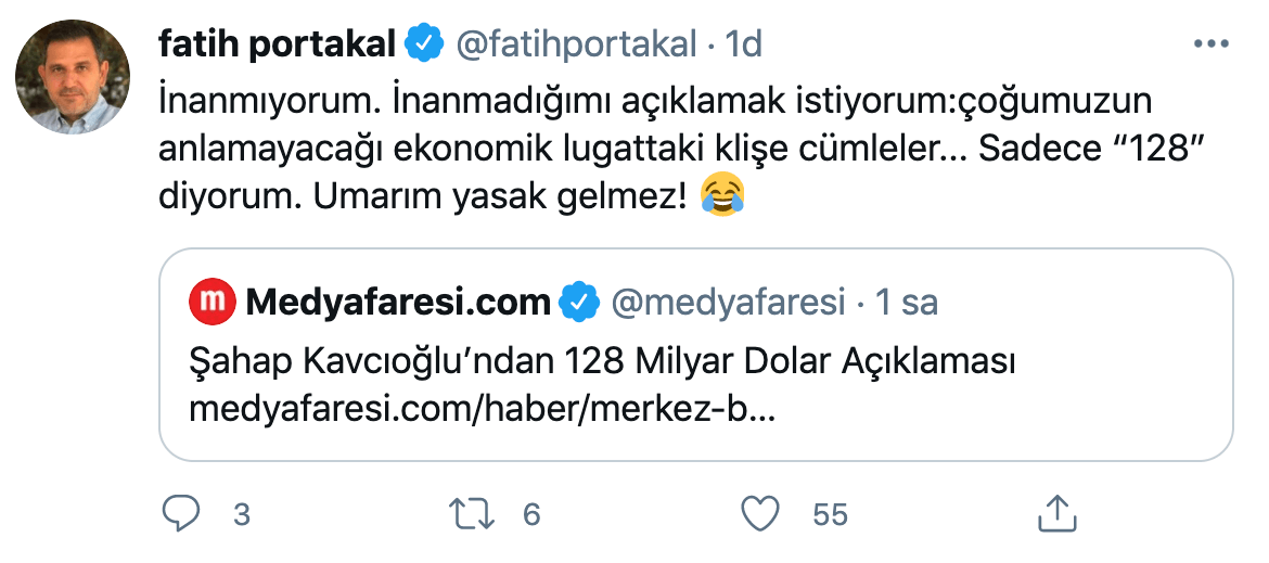 Fatih Portakal'dan Flaş 128 Milyar Dolar Paylaşımı: İnanmıyorum! - Resim: 1