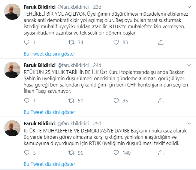 RTÜK'te skandal toplantı: Faruk Bildirici'nin üyeliği düşürüldü - Resim: 2