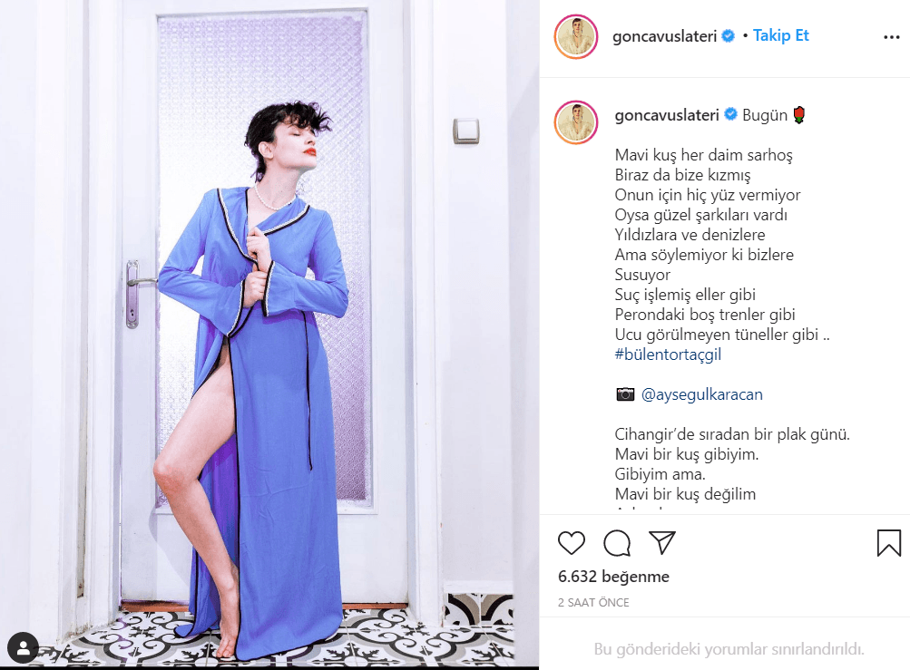 Gonca Vuslateri: Mavi bir kuş gibiyim - Resim: 1