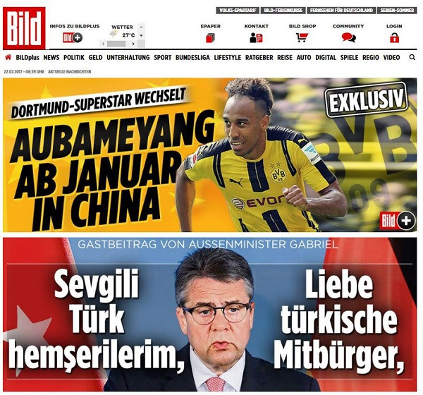 Gerilimin ardından Alman bakandan 3 milyon Türk'e mektup - Resim: 1