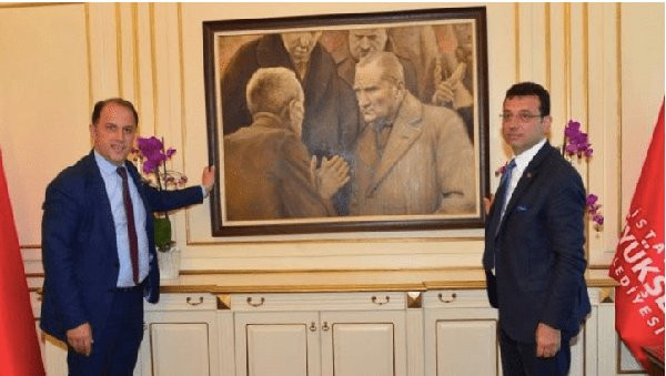 Trollerin Ekrem İmamoğlu'nun odasındaki tablo iddiası yalan çıktı! - Resim: 2