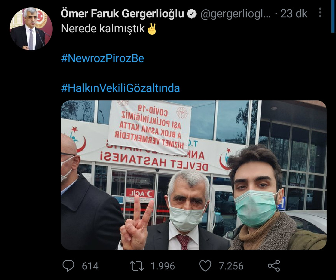 HDP'li Gergerlioğlu Serbest Bırakıldı: İlk Sözü Ne Oldu? - Resim: 1